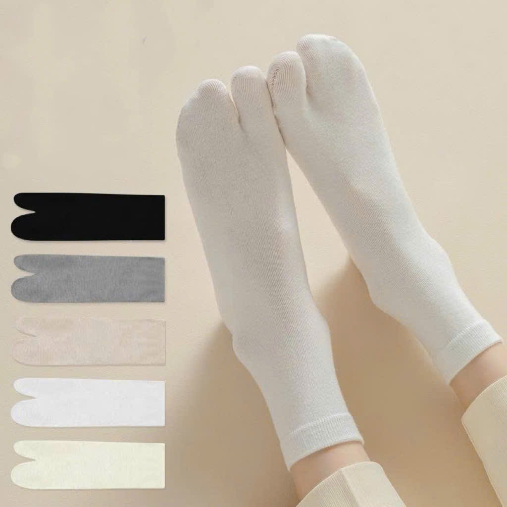 Vớ Tất xỏ ngón cổ cao Nam Nữ 5 màu phong cách trẻ trung, năng động.