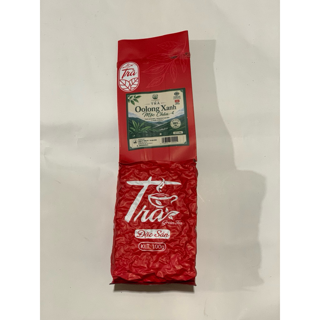 [100g]Trà Oolong Xanh Gia Bảo - Đặc Sản Mộc Châu