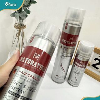 Gôm Xịt Tóc NATURA VIKA Xịt Giữ Nếp Tóc Lâu, Không Bết, Tạo Form Tóc Chuyên Nghiệp Dễ Sử Dụng