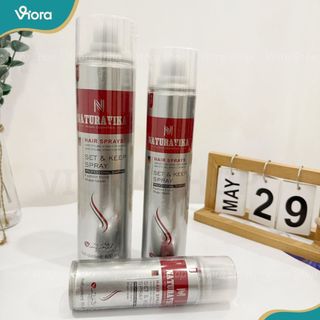Gôm Xịt Tóc NATURA VIKA Xịt Giữ Nếp Tóc Lâu, Không Bết, Tạo Form Tóc Chuyên Nghiệp Dễ Sử Dụng