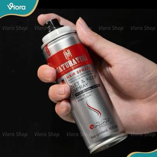Gôm Xịt Tóc NATURA VIKA Xịt Giữ Nếp Tóc Lâu, Không Bết, Tạo Form Tóc Chuyên Nghiệp Dễ Sử Dụng