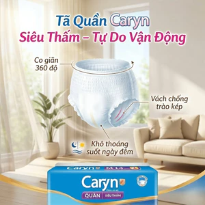 TÃ QUẦN CARYN SIÊU THẤM M14+1 – TỰ DO VẬN ĐỘNG, KHÔ THOÁNG SUỐT NGÀY ĐÊM