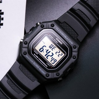 Đồng Hồ Unisex Dây Nhựa Casio W-218H-1A Pin 7 Năm - Chống nước 50m | Casio W-218H-1AVDF