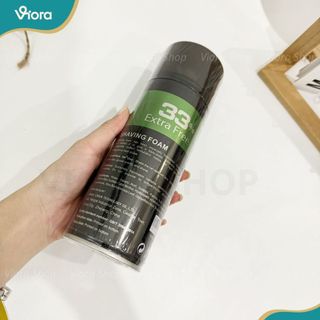 Bọt Cạo Râu Cao Cấp NaturaVika 360ml - Hỗ Trợ Cạo Râu Mượt Mà, Giữ Ẩm Cho Da - VIORA SHOP