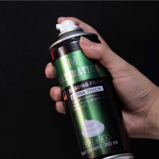 Bọt Cạo Râu Cao Cấp NaturaVika 360ml - Hỗ Trợ Cạo Râu Mượt Mà, Giữ Ẩm Cho Da - VIORA SHOP