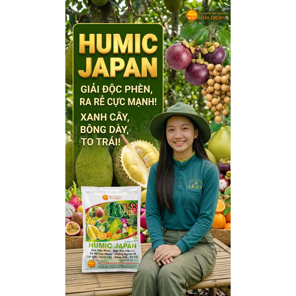 HUMIC JAPAN - PHÂN BÓN VI LƯỢNG SINH HỌC