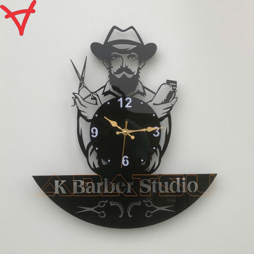 Đồng Hồ Treo Tường Cao Cấp Trang trí Barber
