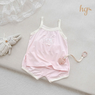 Bộ hai dây baby cổ nhún 🌸