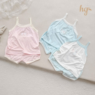 Bộ hai dây baby cổ nhún 🌸