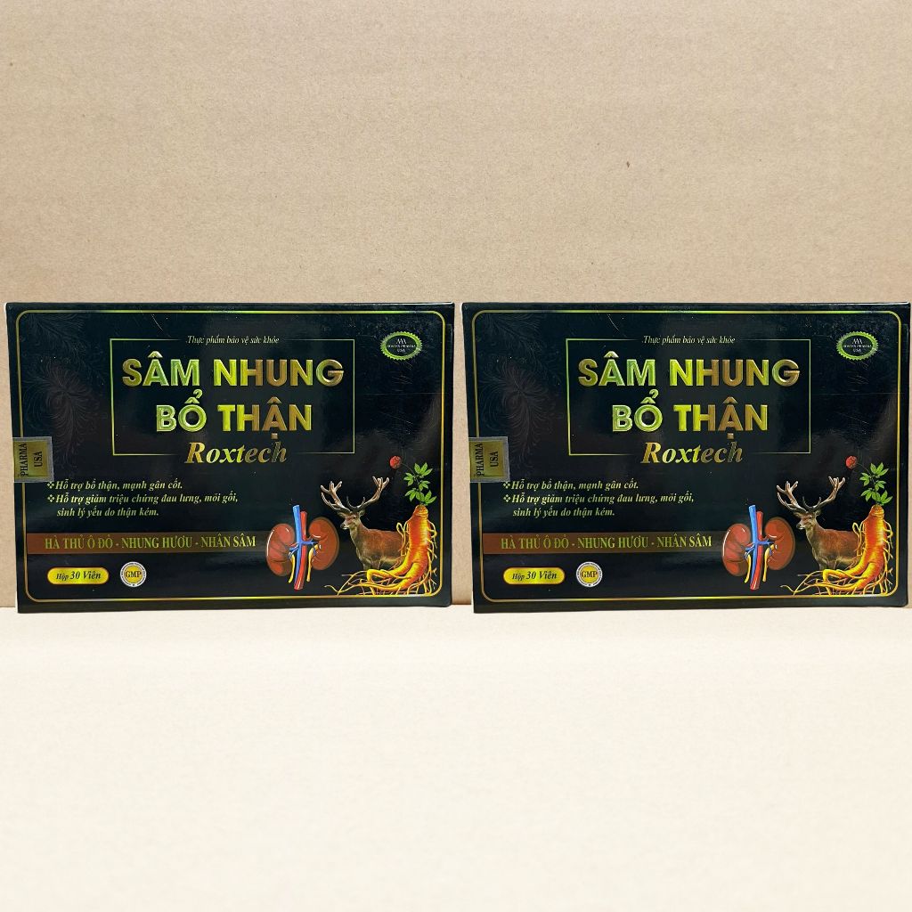 Sâm Nhung Bổ Thận Roxtech Vỉ - Rostex - Vinaphar - Vitamin Chữa Lành