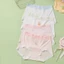 Combo 4 quần chip tam giác cho bé gái, quần lót bé gái thun cotton kháng khuẩn size đại 14-52kg