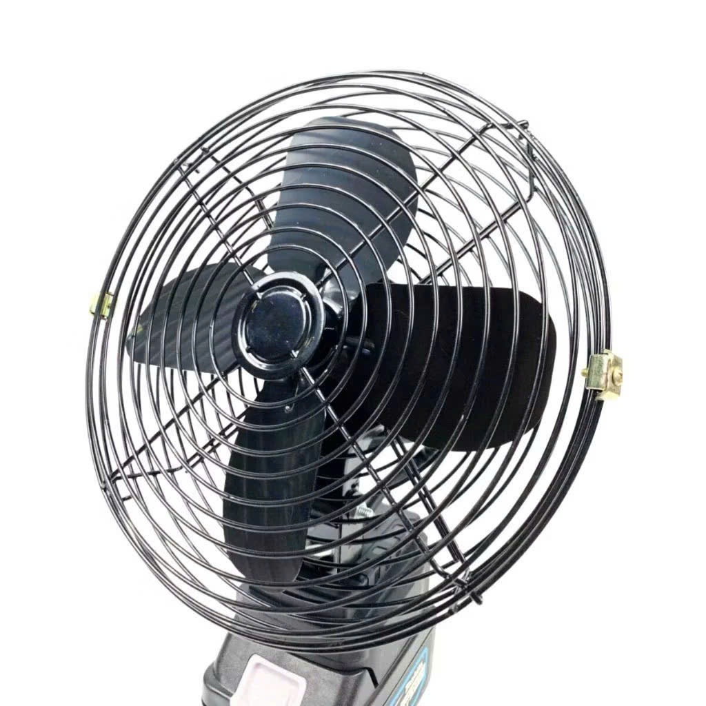 Quạt Tích Điện Makita 21V 8 Inch Lồng Sắt Cao Cấp | 2 Mức Gió | Pin Khỏe Dùng 2-6 Giờ | Kèm Sạc