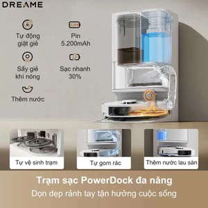 Robot Hút Bụi Lau Nhà Dreame L50 Ultra CE - Tự Động Giặt Giẻ Đổ Rác - Bảo Hành Chính Hãng 24 Tháng