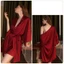 Áo Choàng Lụa Cao Cấp Nhiều Màu Kèm Đai Thắt Eo Sang Chảnh Sexy Gợi Cảm
