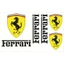 Bộ Tem Dán Xe Điện FERRARI và TOMMY dán xe K1,VC,V1 Tem 3 lớp, không ảnh hưởng đến màu sơn của xe