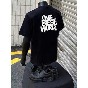 Áo thun Stee Cổ tròn ONE BEST WORD Localbrand ICVCVNI Unisex