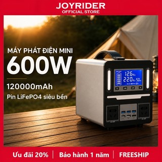 Trạm Sạc Dự Phòng Di Động 300W/600W/1000W Pin LiFePO4 Siêu Bền Máy Phát Điện Mini Cắm Trại Dự Phòng Khi Mất Điện