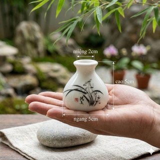 Bính Gốm Sứ Hoạ Tiết Cao Cấp ( kích thước như ảnh)