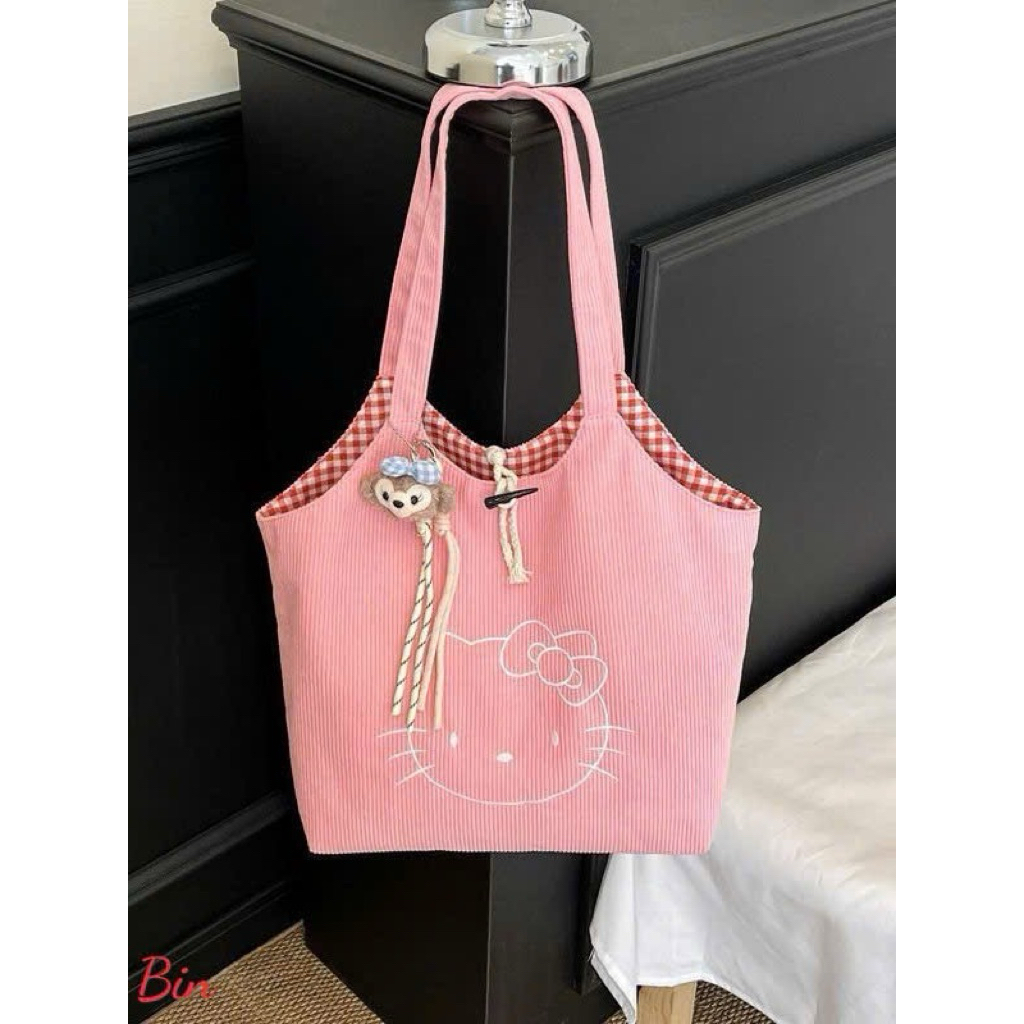 Túi vải hello kitty túi xách cho nữ siêu xinh