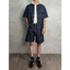 Đồ Bộ Nam ModMen - Set Jean Nam Áo Sơ Mi Tay Ngắn Và Quần Short Denim Form Rộng Hàn Quốc Urban Denim Set Cao Cấp