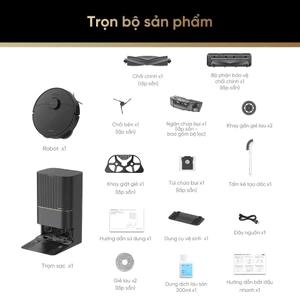 Robot Hút Bụi Lau Nhà Dreame X40 Ultra Thông Minh - Bảo Hành Chính Hãng 24 Tháng