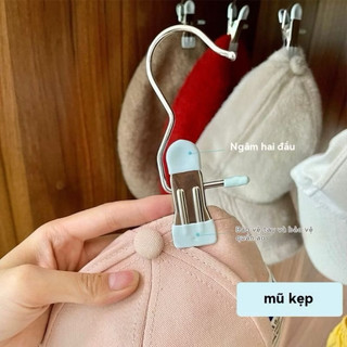 [ Combo 10] Kẹp Treo Quần Áo Inox Chống Gió Cao Cấp - Kẹp Chăn Mền, Mũ Nón,Tất Vớ,Chống Rơi Tiết Kiệm Không GianTiện Ích
