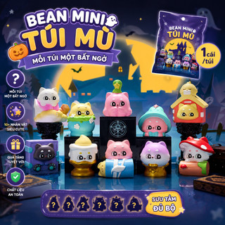 Bean Mini Túi Mù Mèo Con Phép Thuật Đồ Chơi Sưu Tập , Mô Hình Mini Dễ Thương