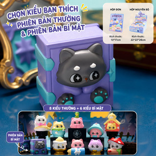 Bean Mini Túi Mù Mèo Con Phép Thuật Đồ Chơi Sưu Tập , Mô Hình Mini Dễ Thương