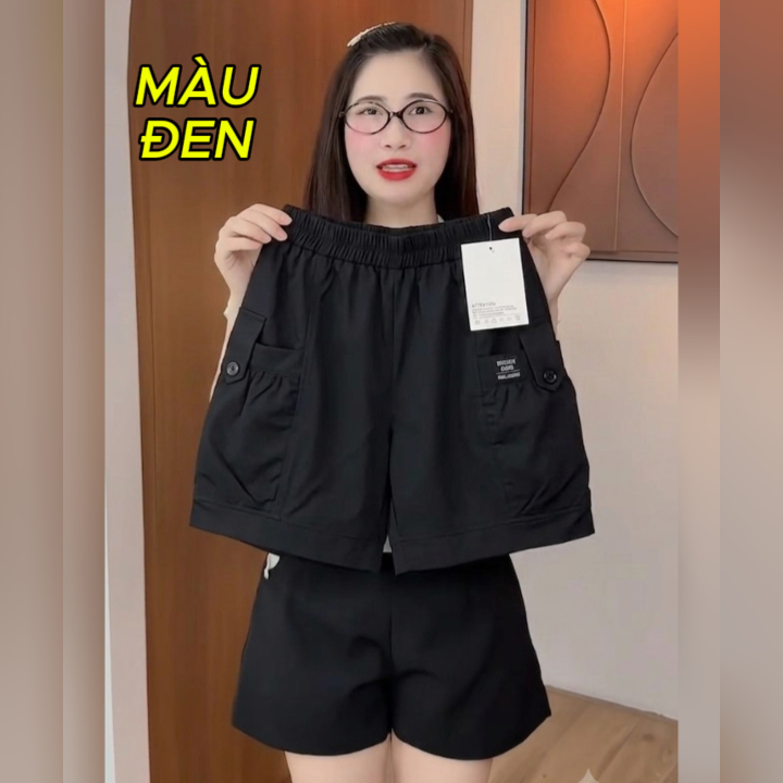 [GIÁ MỞ BÁN] Quần Sooc Chất Xước Giãn Lưng Thun Cạp Cao Nhiều Màu Thoáng Mát Ngày Hè BigSize Đến 80kg (MAIA)