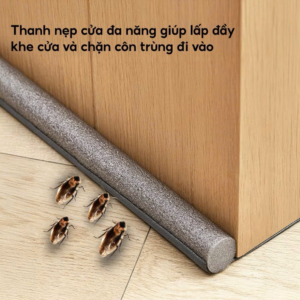 Thanh Chắn Cửa Xốp 93cm Chặn Gió Điều Hòa Ngăn Côn Trùng Bụi Bẩn Giảm Tiếng Ồn Tiết Kiệm Năng Lượng