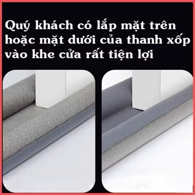 Thanh Chắn Cửa Xốp 93cm Chặn Gió Điều Hòa Ngăn Côn Trùng Bụi Bẩn Giảm Tiếng Ồn Tiết Kiệm Năng Lượng