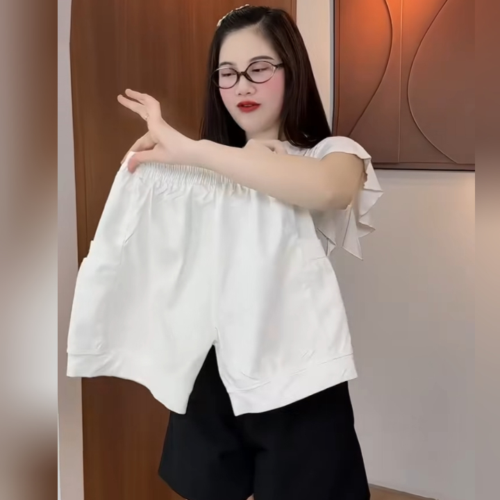 [GIÁ MỞ BÁN] Quần Sooc Chất Xước Giãn Lưng Thun Cạp Cao Nhiều Màu Thoáng Mát Ngày Hè BigSize Đến 80kg (MAIA)