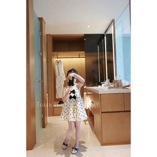 [ Tutuchan - Váy chấm bi xòe ] Váy bé gái chấm bi Luna dress hè thiết kế mẹ và bé - TV018