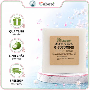Xà phòng thảo mộc nha đam dưa leo làm sạch và dưỡng ẩm cho da 120g