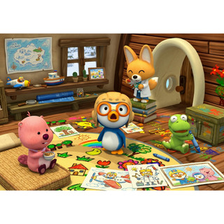 COMBO SỈ 5 tranh ghép A4 Chim cánh cụt Pororo TooYoo TG0142