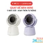 Quạt Để Bàn Mini LocknLock Mini Desktop ENF336 Tím/Ngà - 5 Mức Độ Gió Xoay Tròn Tự Động - K-MALL