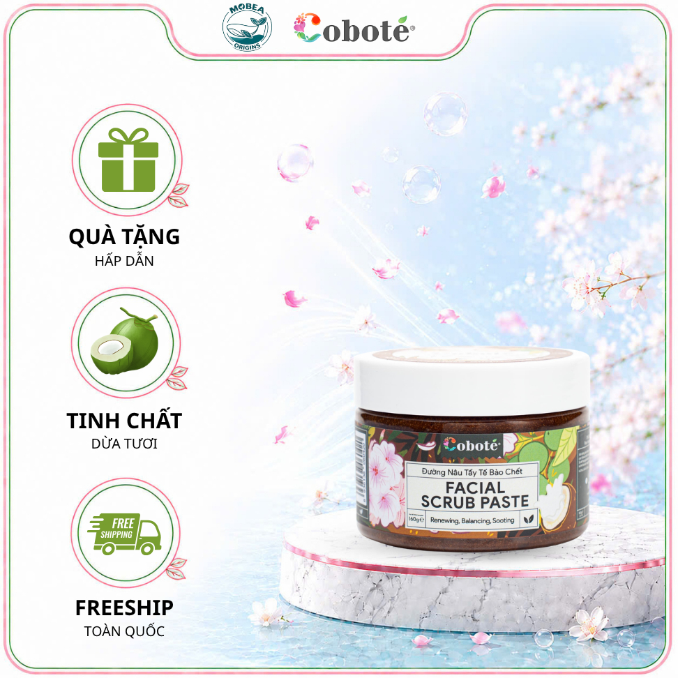Tẩy tế bào chết da mặt - đường nâu làm sạch các bụi bẩn và bã nhờn trên da, giúp da thông thoáng hơn