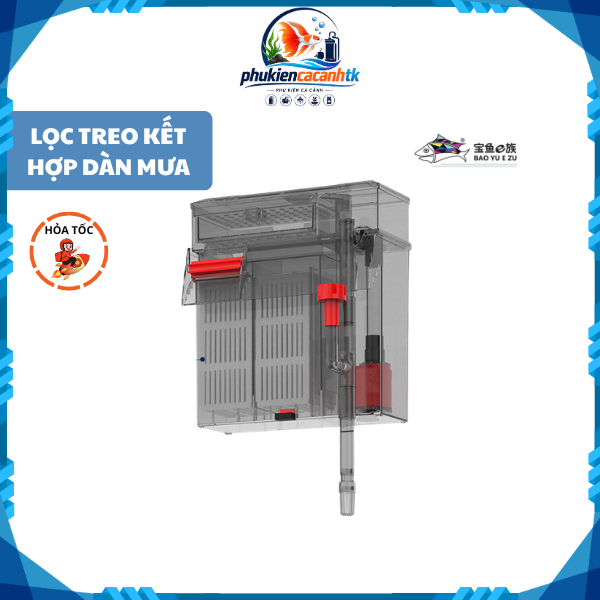 LỌC TREO KẾT HỢP DÀN MƯA BAOYU LX LỌC TREO HỒ THỦY SINH.