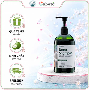 Dầu gội kích thích mọc tóc, làm phồng tóc Coboté Detox – Giúp tóc dày, khỏe, giảm rụng 100ml/480ml