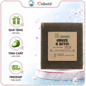 Xà phòng thảo mộc gừng trầu không làm sạch và dưỡng ẩm cho da 120g