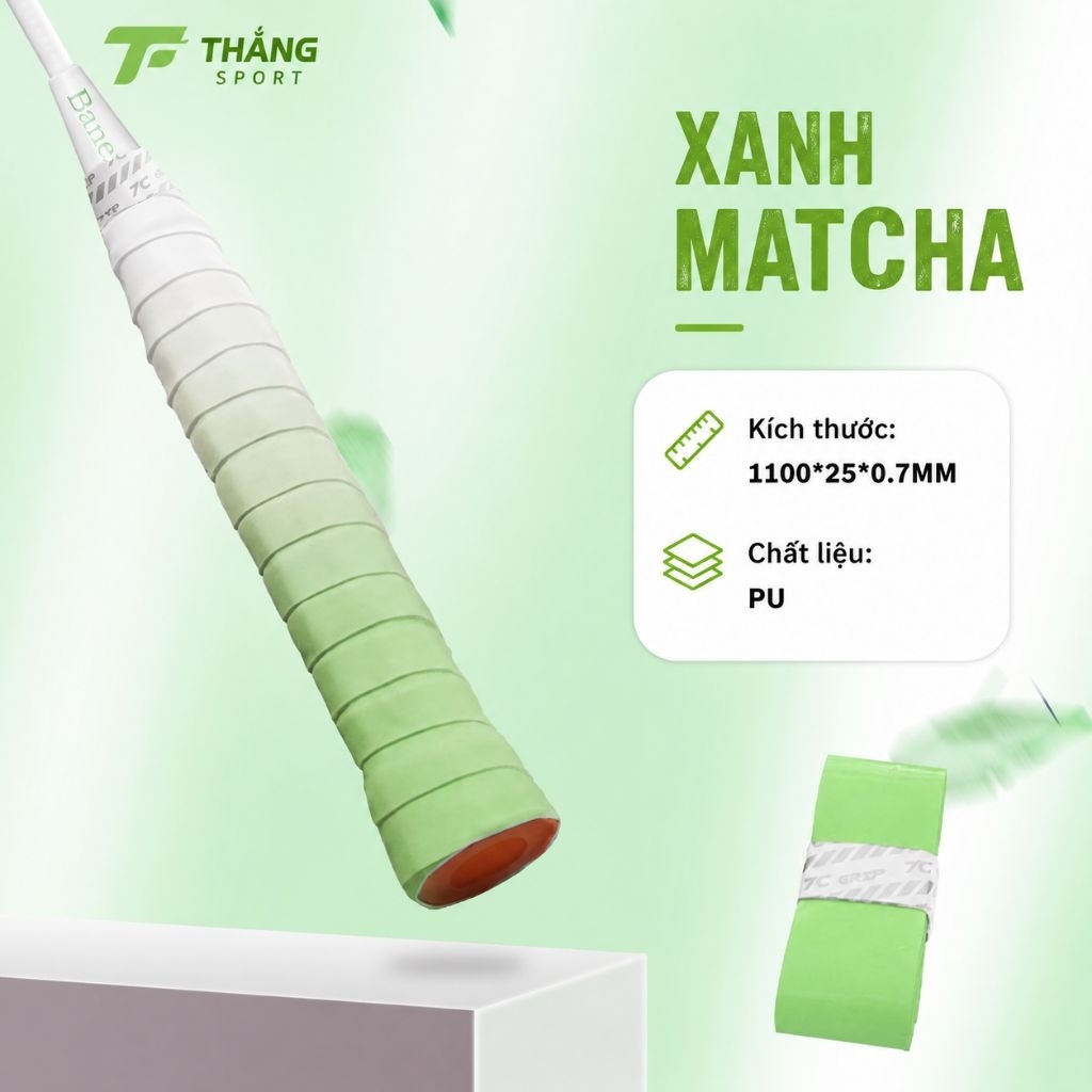 Combo 5c +1-combo 9c +1 Quấn Cán Vợt Màu Loang PU Cao Cấp | Thấm Hút Mồ Hôi - Chống Trượt  Pickleball Cầu Lông Tennis