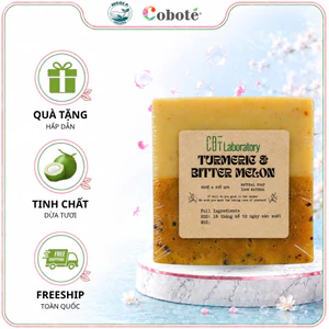 Xà phòng thảo mộc nghệ khổ qua làm sạch và dưỡng ẩm da 120g