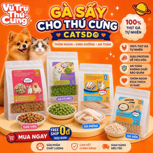Thịt Sấy Cho Thú Cưng CATDO Bổ Sung Dinh Dưỡng