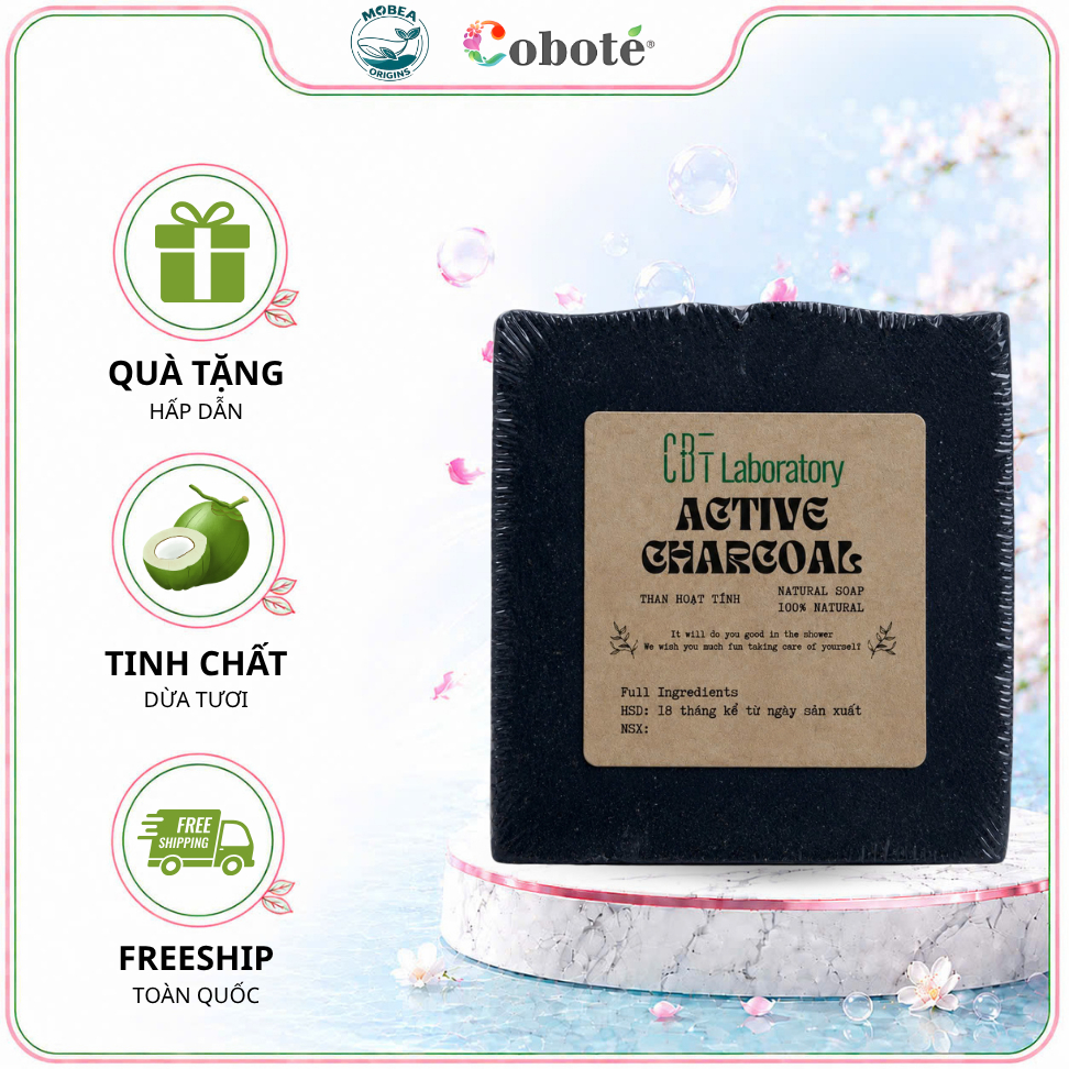 Xà phòng thảo mộc than hoạt tính