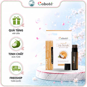Son tẩy tế bào chết môi cà phê - Natural Lip Scrub Làm Sạch Lớp Sừng Trên Môi