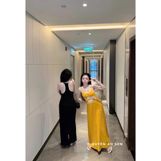 VÁY XUÔNG CHỮ CALI PHỐI VIỀN HOT HIT