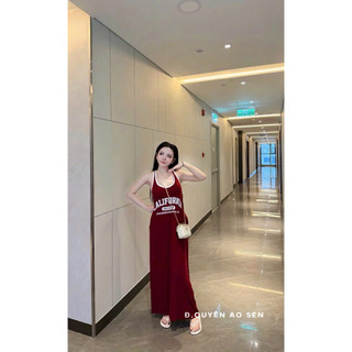VÁY XUÔNG CHỮ CALI PHỐI VIỀN HOT HIT
