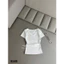💥 Áo Thun phối da dáng #basic dễ mặc - chất liệu co dãn mềm mát . Chuẩn hàng L1-QCCC FREE SIZE m