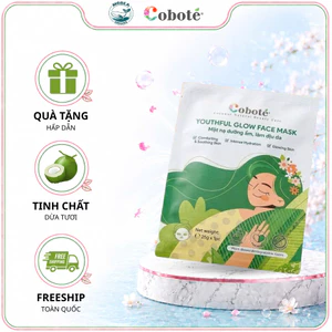 Mặt nạ dưỡng ẩm, làm đều màu da Coboté - Mặt nạ cấp ẩm, hỗ trợ phục hồi, trắng da, đều màu