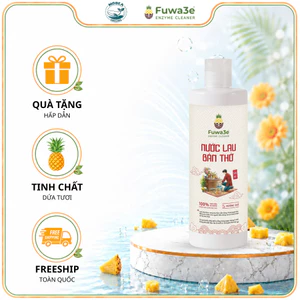 Nước lau bàn thờ Fuwa3e 500ml - Nước lau Làm sạch bụi bẩn, vết ố, Hỗ trợ khử mùi, hạn chế ẩm mốc cho ban thờ